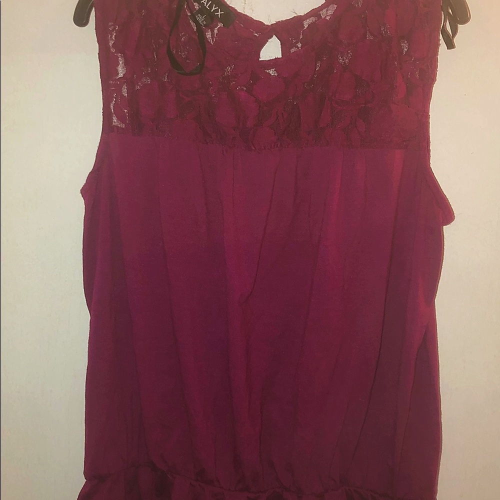 ALYX burgundy Blouse